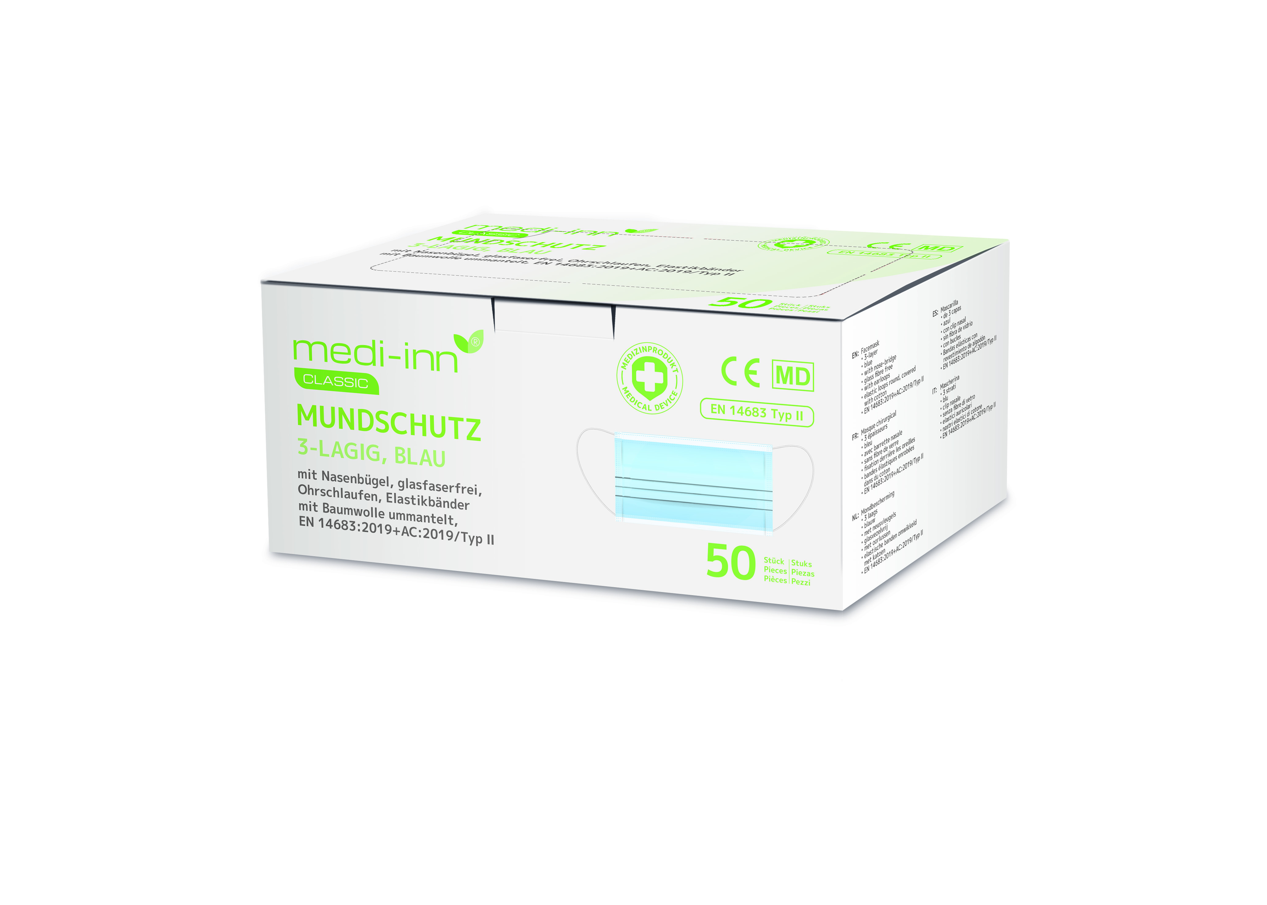 medi-inn® CLASSIC Mundschutz Typ II